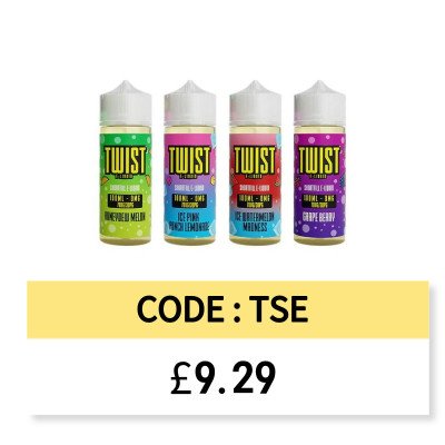 Twist Shortfill E-liquid Deal Image